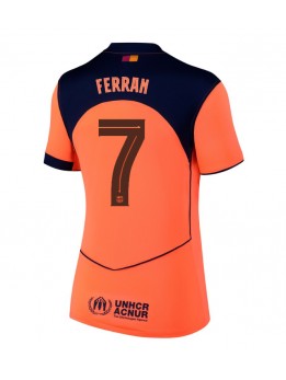 Zenske Futbalové oblečenie Barcelona Ferran Torres #7 2025-26 Krátky Rukáv - Tretina